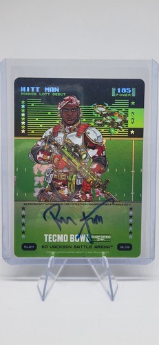 Bo Jackson Battle Arena - Hitt Man Ronnie Lott Autograph Glow /25