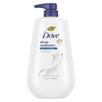 Dove Body Wash Deep Moisture for 24Hr Lotion-Soft Skin Moisture Moisturizing Ski