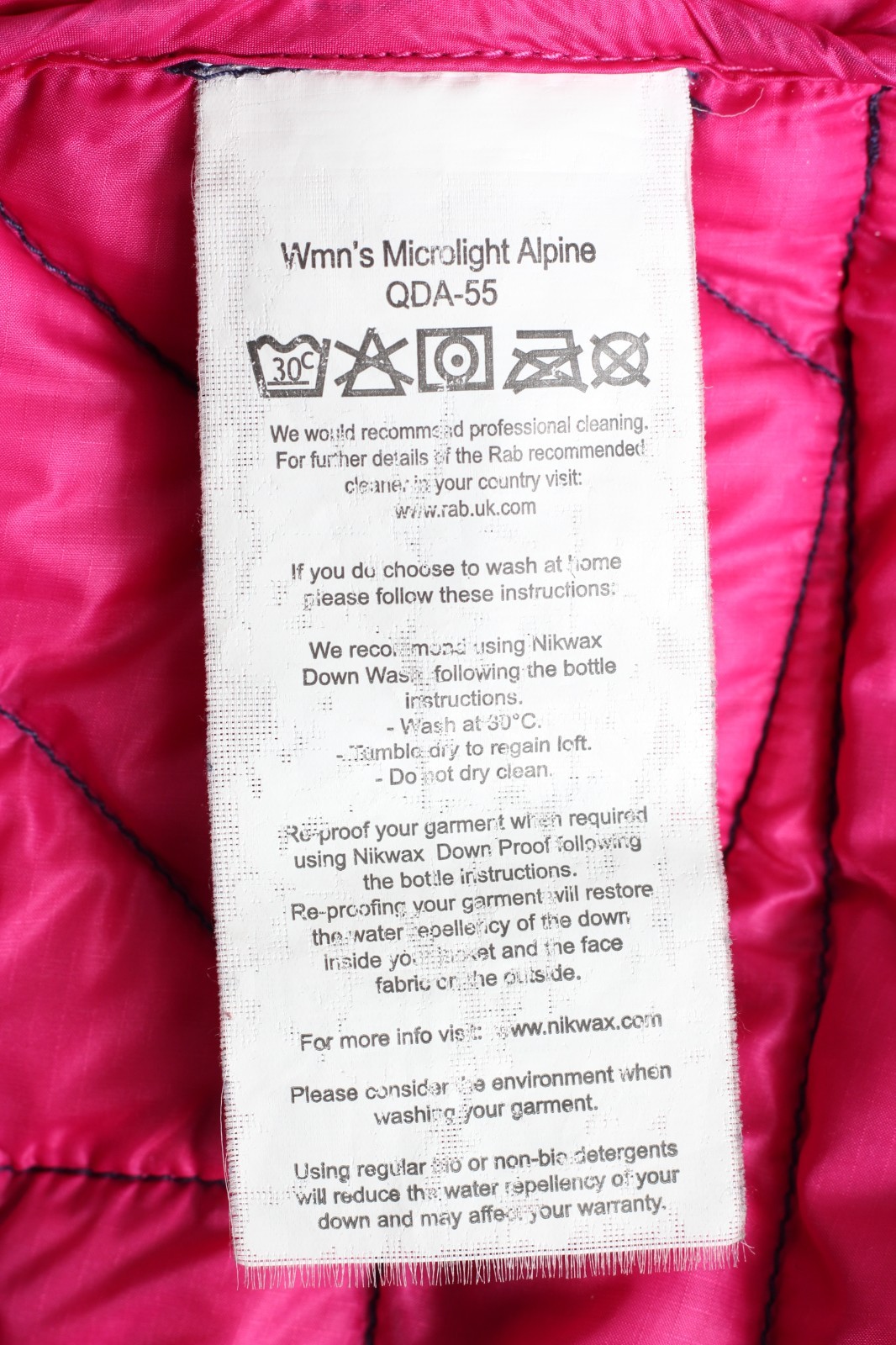 RAB Microlight Alpine Down Hooded Puffer Jacket Women Size EU 40 UK 12 US M image 8