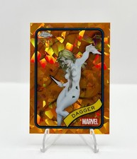 2025 Topps Chrome Sapphire Marvel DAGGER Orange Sapphire #63 Spider-Man /25