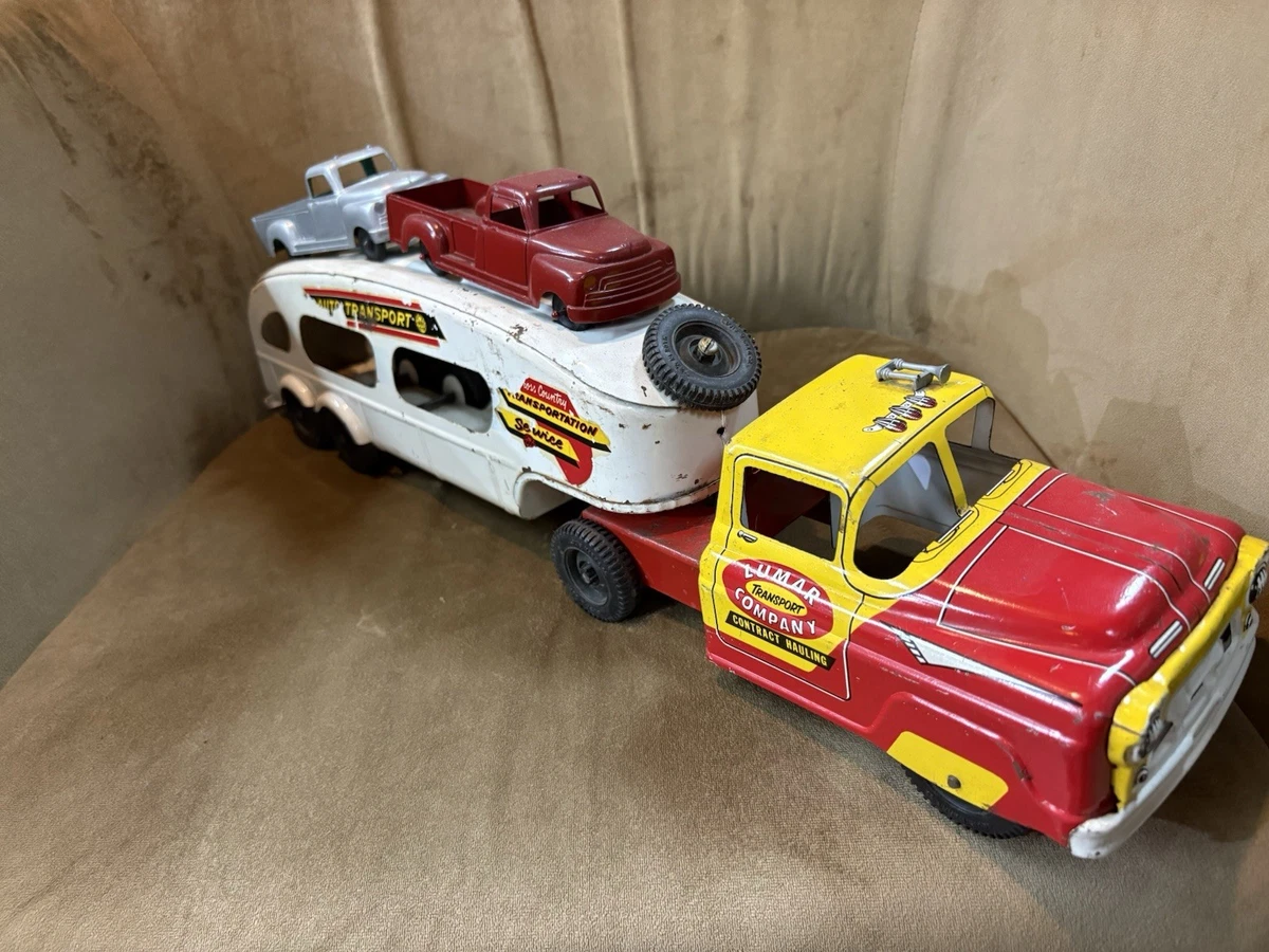 Marx Auto Transport In Vintage Manufacture Diecast Cars, Trucks