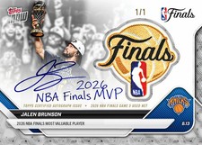 2026 NBA Topps NOW 339 Jalen Brunson NY Knick...