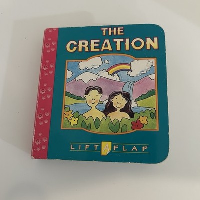 The Creation By Landoll s  Hardcover Mini Book 1998 Christian Lift A Flap VTG