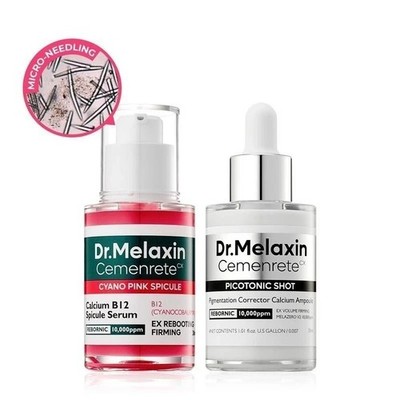 Dr.Melaxin Cemenrete Cyano Pink Spicule Serum with Calcium skin care  Two set US