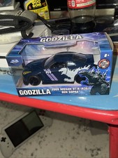 Brand New Unopened Jada Toys Godzilla 2009 Nissan GT-R R35 R/C Car Free Ship