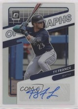 2022 Panini Donruss Optic Optigraphs Holo Prizm Ty France #OG-TF Auto 0u1