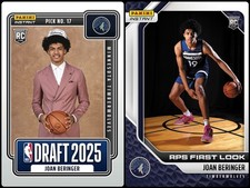 2025-26 Panini Instant Joan Beringer DRAFT NIGHT/RPS FIRST LOOK Timberwolves RC