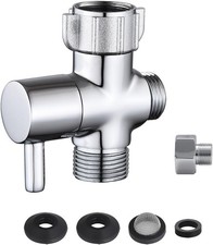 Bidet T Adapter With Shut off Valve3 Way T Valve for Bidet Metal T Adapter fo...
