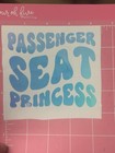Four Oh Five Basics Passenger Seat Princess Kids Princess Decal Blue/White — photo 2