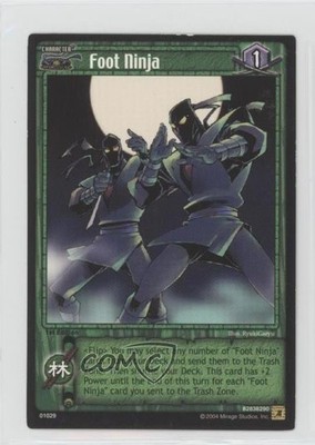 2004 Teenage Mutant Ninja Turtles TCG 1st Edition Foot Ninja #29