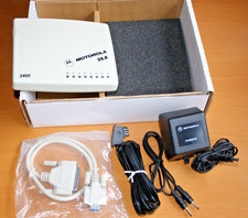 MOTOROLA  28.8  Faxmodem Model 3400 mit originalem Netzteil und Verbindungskabel
