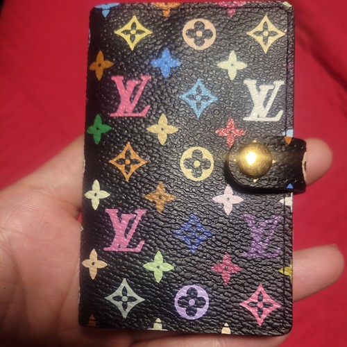 LOUIS VUITTON Multicolor Carnet De Bal agenda Black M92654 Auth 33519