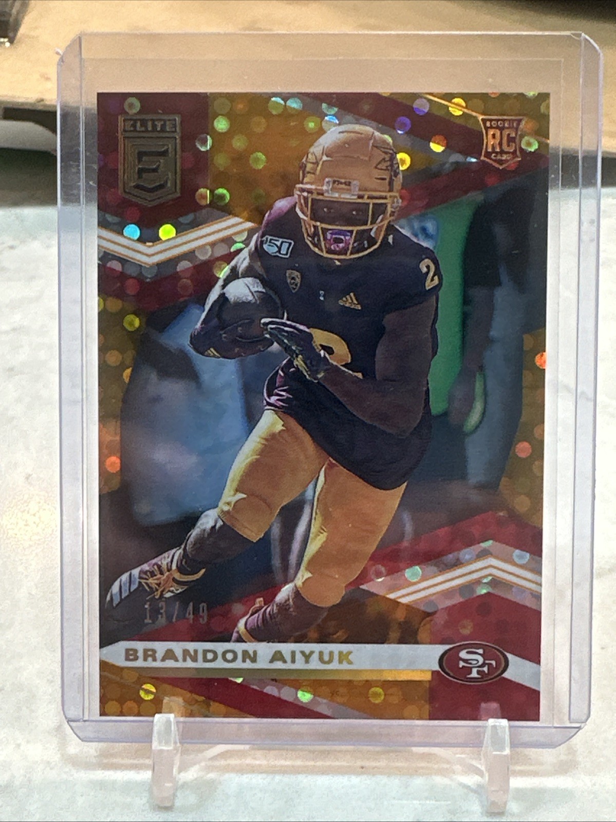 BRANDON AIYUK SF 49ers 2020 Donruss Elite Orange #122  /49