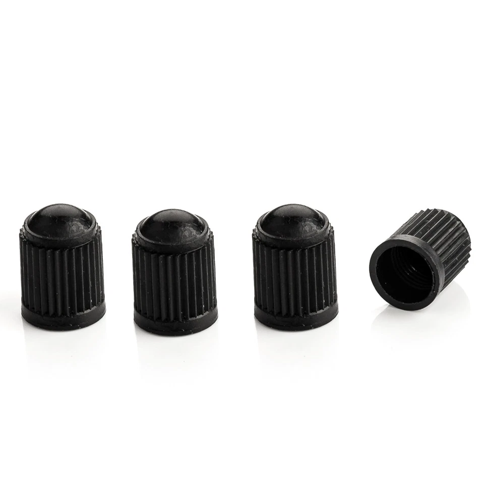 Juego de 4 tapas de válvula de neumático tapa de válvula de coche plástico negro para HYUNDAI Foto 3 de 4