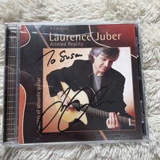 LAURENCE JUBER "Altered Reality" (CD 1999) Narada 12-Tracks AUTOGRAPHED SIGNE/R3