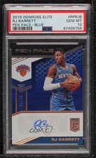 2019-20 Donruss Elite Pen Pals Blue 21/35 RJ Barrett PSA 10 GEM MT Auto 0vq8