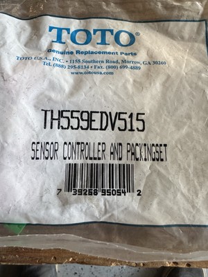 Toto TH559EDV515 Sensor Controller and Packing Set for Flushometer New Old Stock