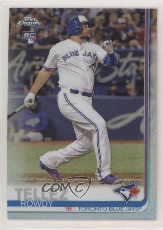 2019 Topps Chrome Refractor Rowdy Tellez #2 6u5