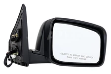 For 2008-2015 Nissan Rogue Power Heated Black Side Door View Mirror Right