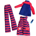 Vintage Barbie FRANCIE #1243 Striped Types Mod Outfit