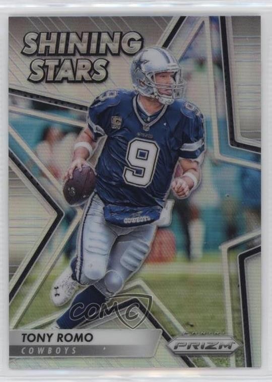 2016 Panini Prizm Shining Stars Silver Prizm Tony Romo #3 0q3