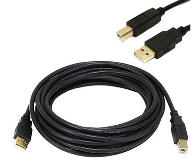 10FT USB Gold Cable Cord for NATIVE INSTRUMENTS TRAKTOR TURNTABLE MIXER F1 S2 S4