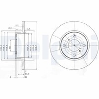 2X Bremsscheibe Vorderachse FüR Suzuki Opel Wagon R+ SchräGheck Agila