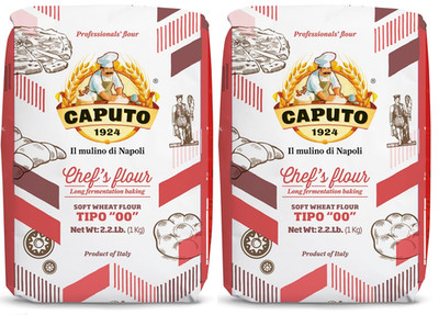 Antimo Caputo Chefs Flour 2.2 LB (Pack of 2) - Italian Double Zero 00 - Soft