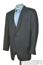 ERMENEGILDO ZEGNA Recent Blue 100 Wool ALL SEASON TWILL Blazer Jacket - 44 R