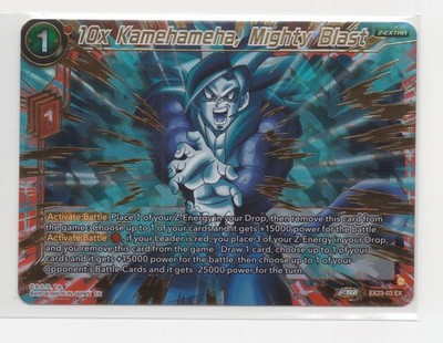 Dragon Ball Super Masters 10(x) Kamehameha, Mighty Blast EX23-03 EX Rare Nm