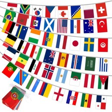 Flaggen Girlande passend zur WM 2026 | 48 Lä...