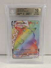 Pikachu Vmax Rainbow Vivid Voltage 188/185 Beckett Pristine BGS 10 Pokemon RARE! on eBay