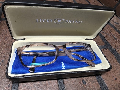 Lucky Brand Women's Full Rim D224 Pink Tortoise Eyeglasses Frame 54 16 140