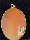 Antique 14k Gold Cameo Pendant — photo 5