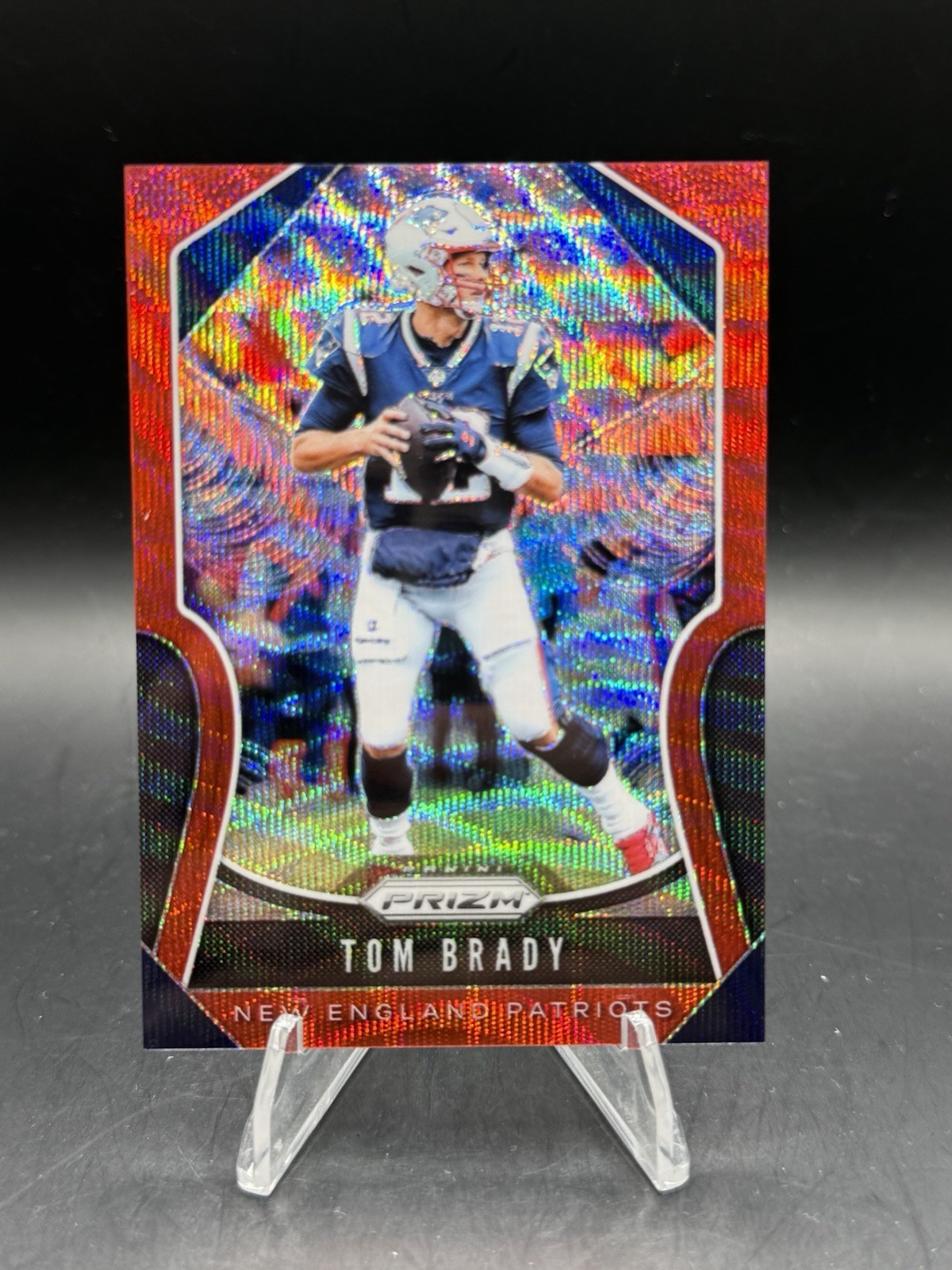 2019 Panini Prizm /149 Red Wave TOM BRADY New England Patriots SP AP3