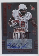 2015 Contenders Draft Picks College Ticket Red Foil Jahwan Edwards #193 Auto 0f8