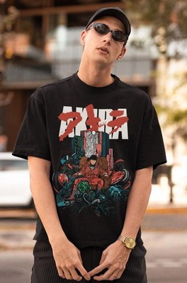 Anime Akira Good For Health Bad For Education Black T Shirt Size S - 5XL 