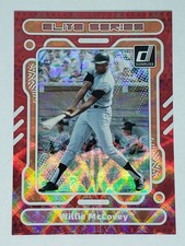 Willie McCovey 2023 Panini Donruss #E6 Elite Series Insert Red SN 64/149 Giants