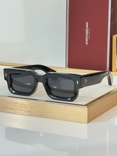 Jacques Marie Mage ASCARI Black Frame Gray Lens Sunglasses 49-23 New With Case
