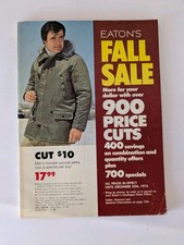 1975 Eaton’s Fall Sale Catalog Canada Vintage Mail Order 70s Fashion