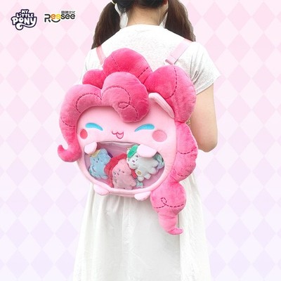 My Little Pony Ita Bag Pinkie Pie Twilight Sparkle Plush Backpack Crossbody Gift