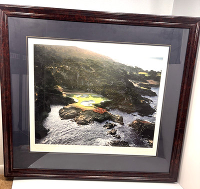 Joann Dost Ethereal Space 15th Cypress Point Golf Print Signed 349/995 Framed CO