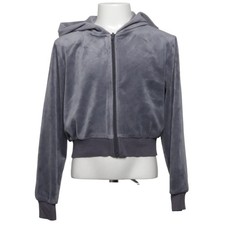 H&M, Kapuzenpullover, Gr&ouml;&szlig;e: 122/128, Grau, Polyester/Elasthan, Einfarbig #lko