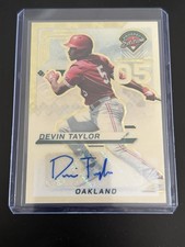 2025 Panini Prospect Edition Devin Taylor Superfractor Auto 1/1 SSP Oakland A’s