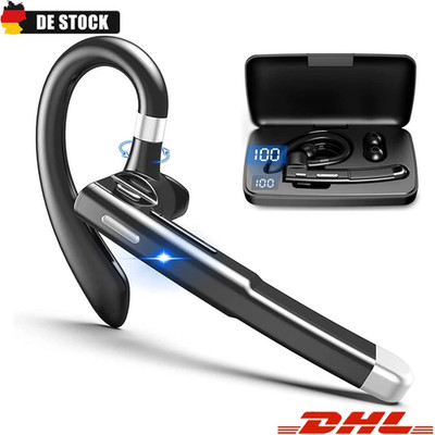 Wireless Bluetooth Kopfhörer Stereo Kabellos Headset Ohrhörer Mikrofon für Handy