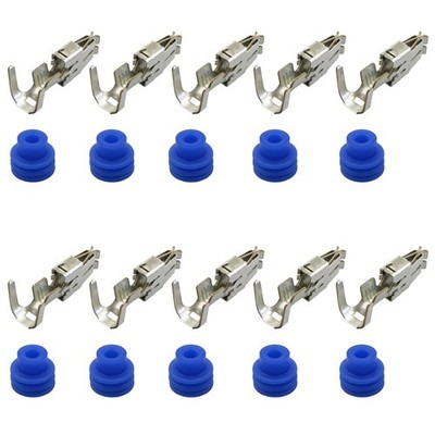 Set Kontakte Buchse Standard Power Timer 4,8 5,8 6,3  1²-2,5² / Seal 357972742E