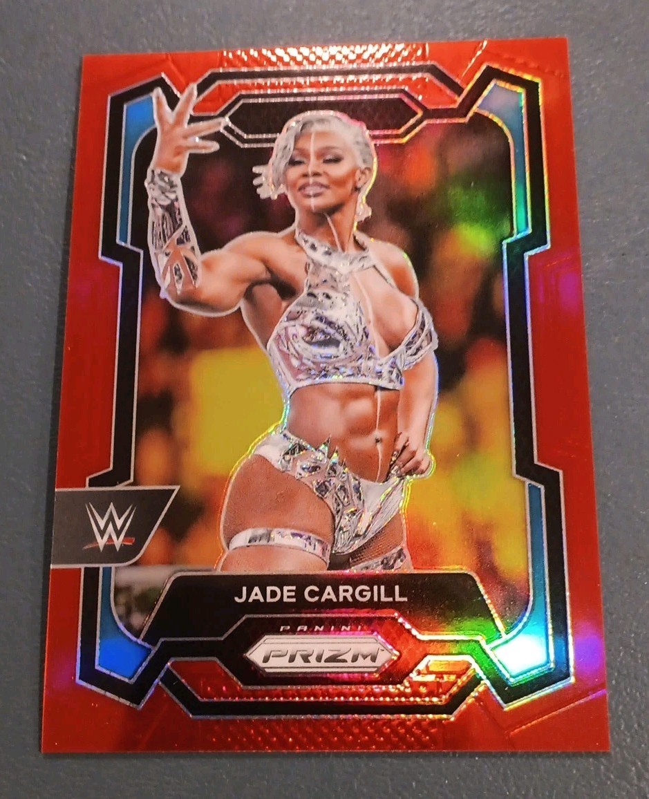 2024 Panini Prizm WWE - Jade Cargill - Red Prizm #'d /299 - No. 126