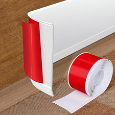 Vinyl Baseboard Molding Trim 4 Inch X 20 Feet Peel and Stick Baseboard Trim