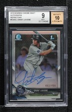 2018 Bowman Draft Chrome Pick Refractor /499 Grant Lavigne BGS 9 MINT Auto n0c