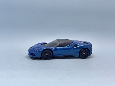 2026 Hotwheels Mainline # Ferrari SF90 Stradale Blue , Opened Un